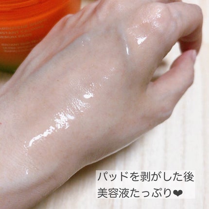 カロテンIPMP(TM) ブレミッシュカーミングセラムパッド/APRILSKIN/トナーパッドを使ったクチコミ(5枚目)