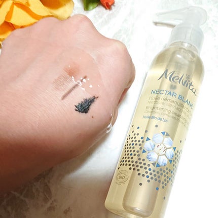 ネクターブラン クレンジングオイル /Melvita/オイルクレンジングを使ったクチコミ(4枚目)