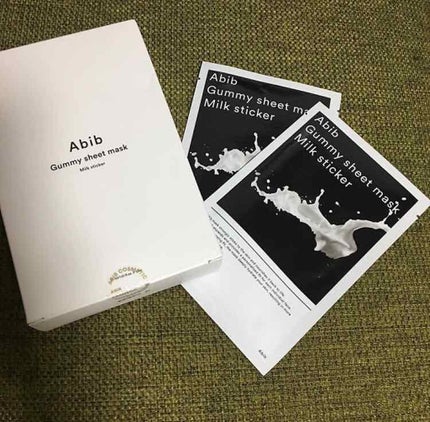 ガムシートマスク コラーゲン※10ミルク※11ステッカー/Abib /シートマスク・パックを使ったクチコミ(1枚目)