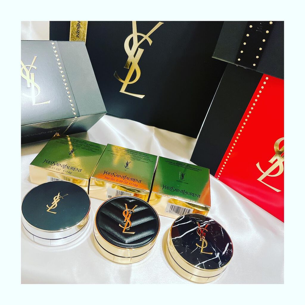 アンクル ド ポー オール アワーズ クッション/YVES SAINT LAURENT BEAUTE/クッションファンデーションを使ったクチコミ(1枚目)