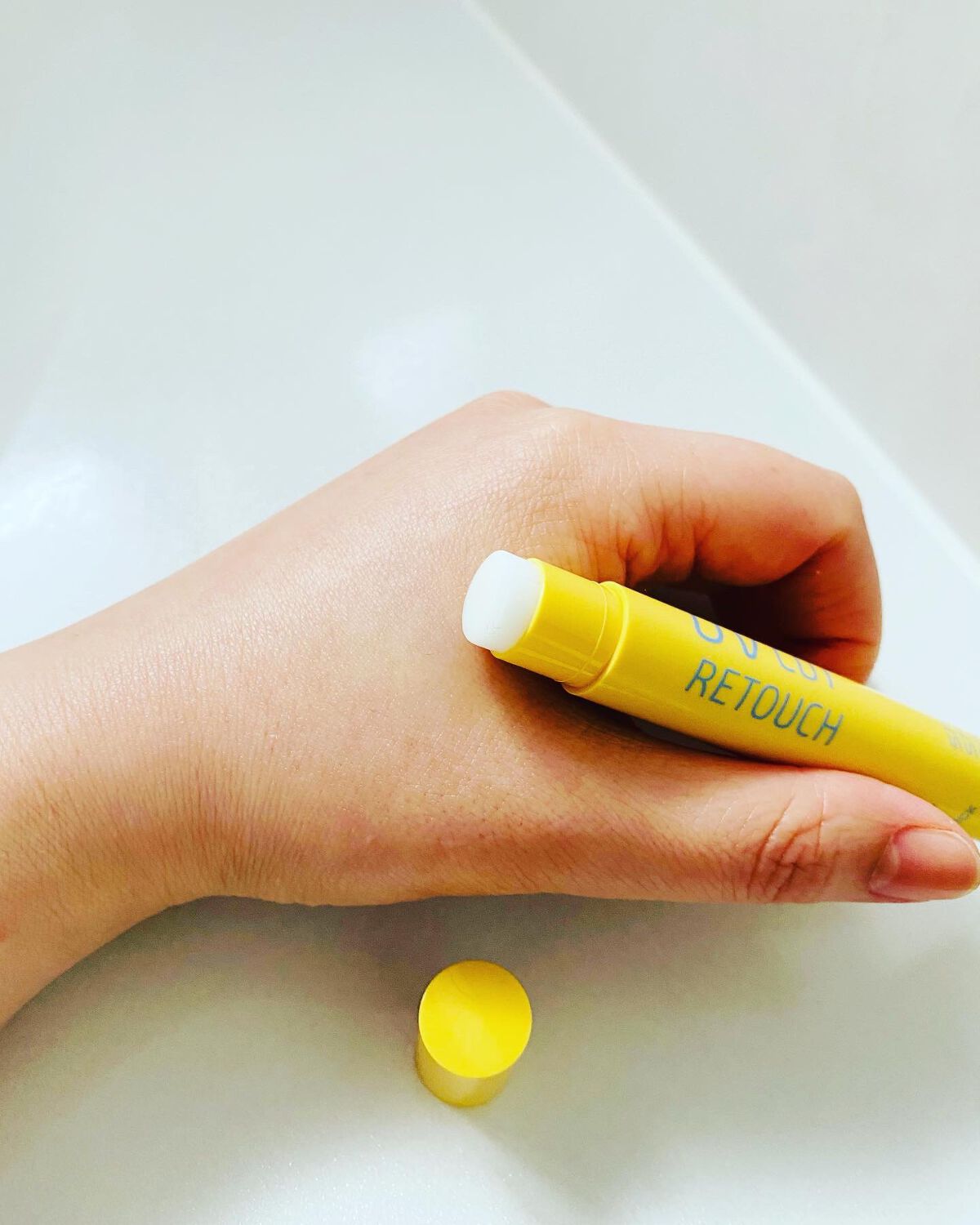 UVカット&リタッチスティック /shushupa!/日焼け止めスティックを使ったクチコミ（2枚目）