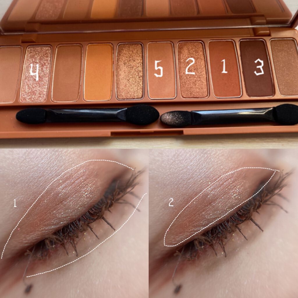 プレイカラー アイシャドウ/ETUDE/アイシャドウパレットを使ったクチコミ（2枚目）