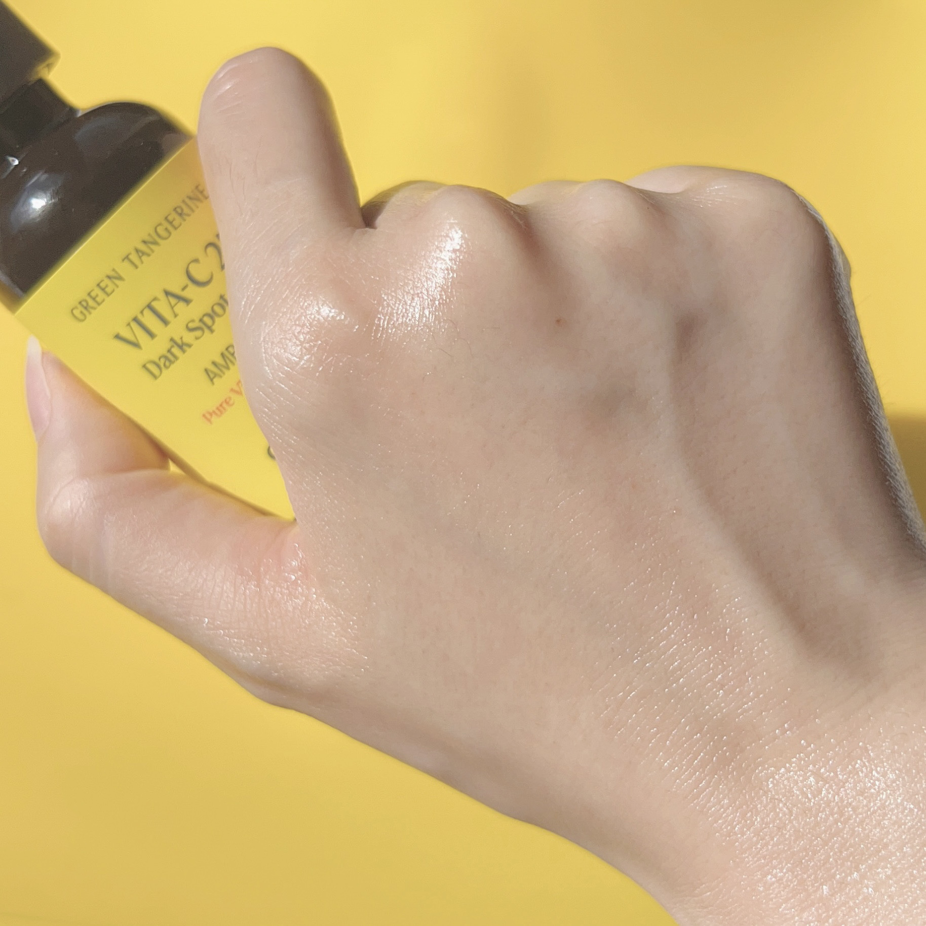 グリーンタンジェリンビタCダークスポットケアクリーム/goodal/フェイスクリームを使ったクチコミ（3枚目）