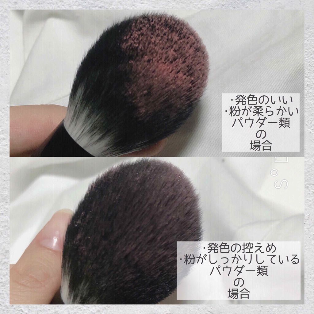 UR GLAM CHEEK BRUSH/U R GLAM/メイクブラシを使ったクチコミ(2枚目)