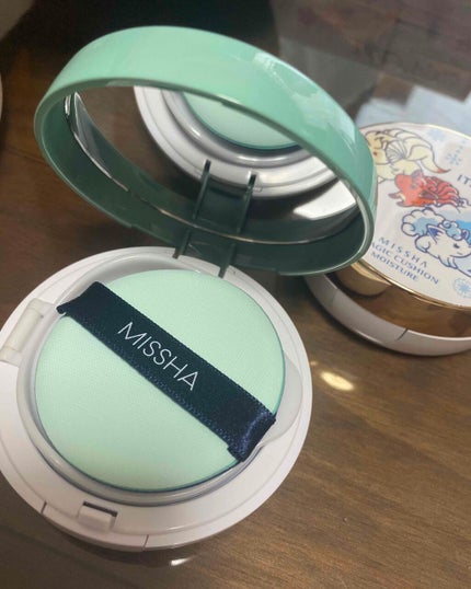 M クッションベース(ミント)/MISSHA/化粧下地を使ったクチコミ(2枚目)