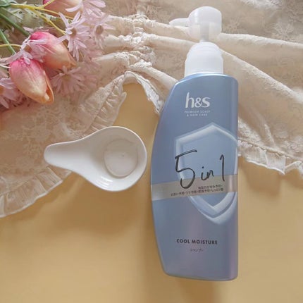 5in1クールモイスチャーシャンプー/コンディショナー/h&s/市販シャンプーを使ったクチコミ(2枚目)