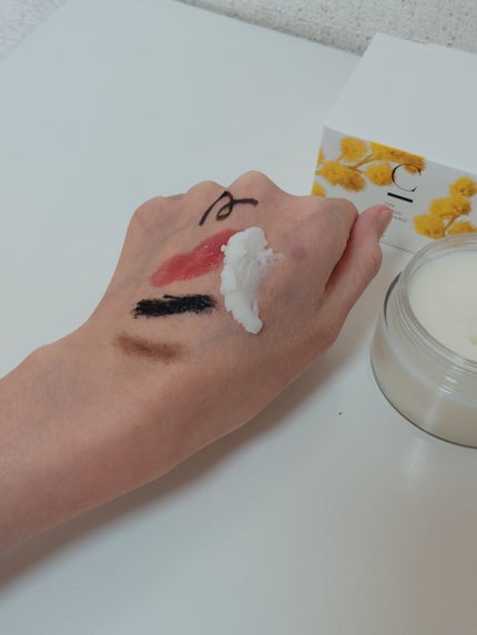 シンクロヌーディー フラワーバタークレンジングバーム/C THE PUBLIC ORGANIC/クレンジングバームを使ったクチコミ(4枚目)