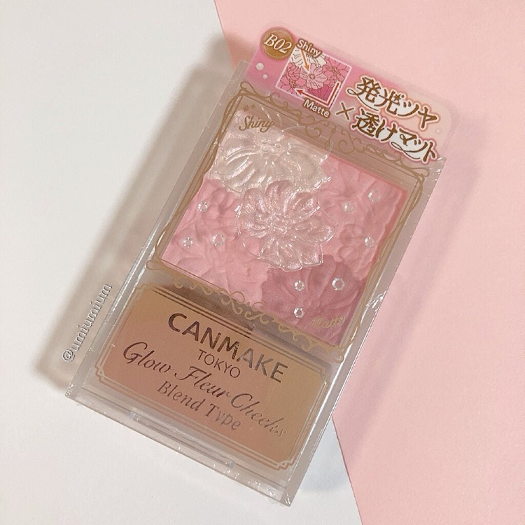 グロウフルールチークス(ブレンドタイプ)/キャンメイク/パウダーチークを使ったクチコミ(7枚目)