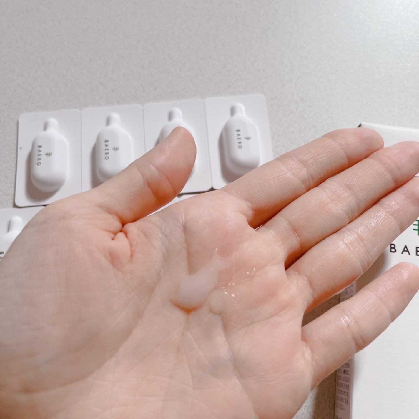 メンテナンスクレンザー/BAERO/スクラブ・ゴマージュを使ったクチコミ(4枚目)