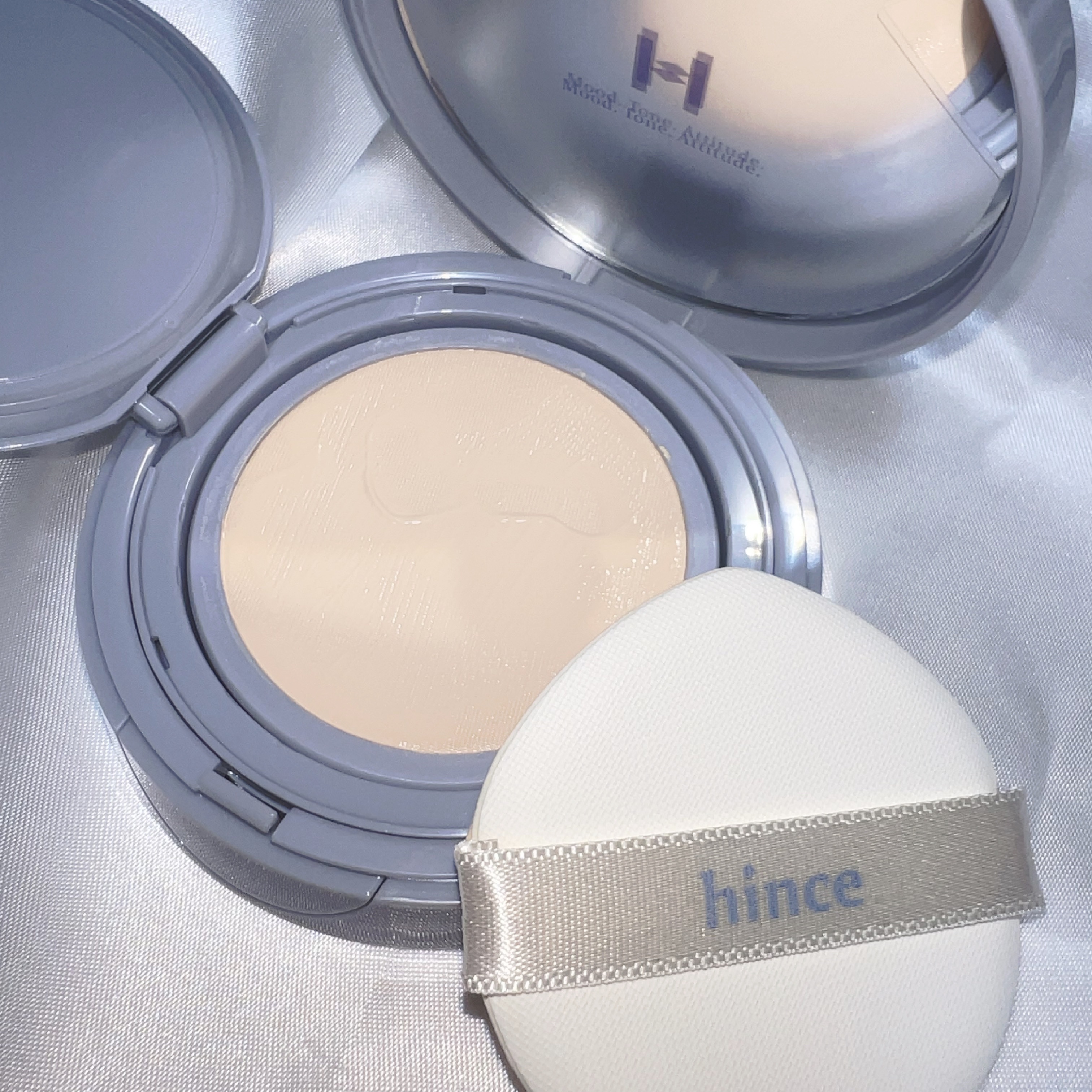 セカンドスキンメッシュマットクッション/hince/クッションファンデーションを使ったクチコミ（2枚目）