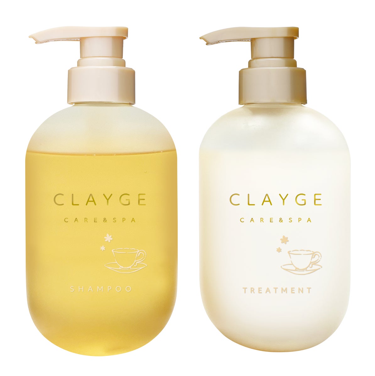 CLAYGE シャンプー＆トリートメント 夏期限定ホワイトティーの香り ヘッドスパブラシ付きセット