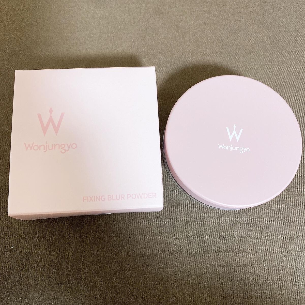 ウォンジョンヨ フィクシングブラーパウダー N/Wonjungyo/ルースパウダーを使ったクチコミ（2枚目）