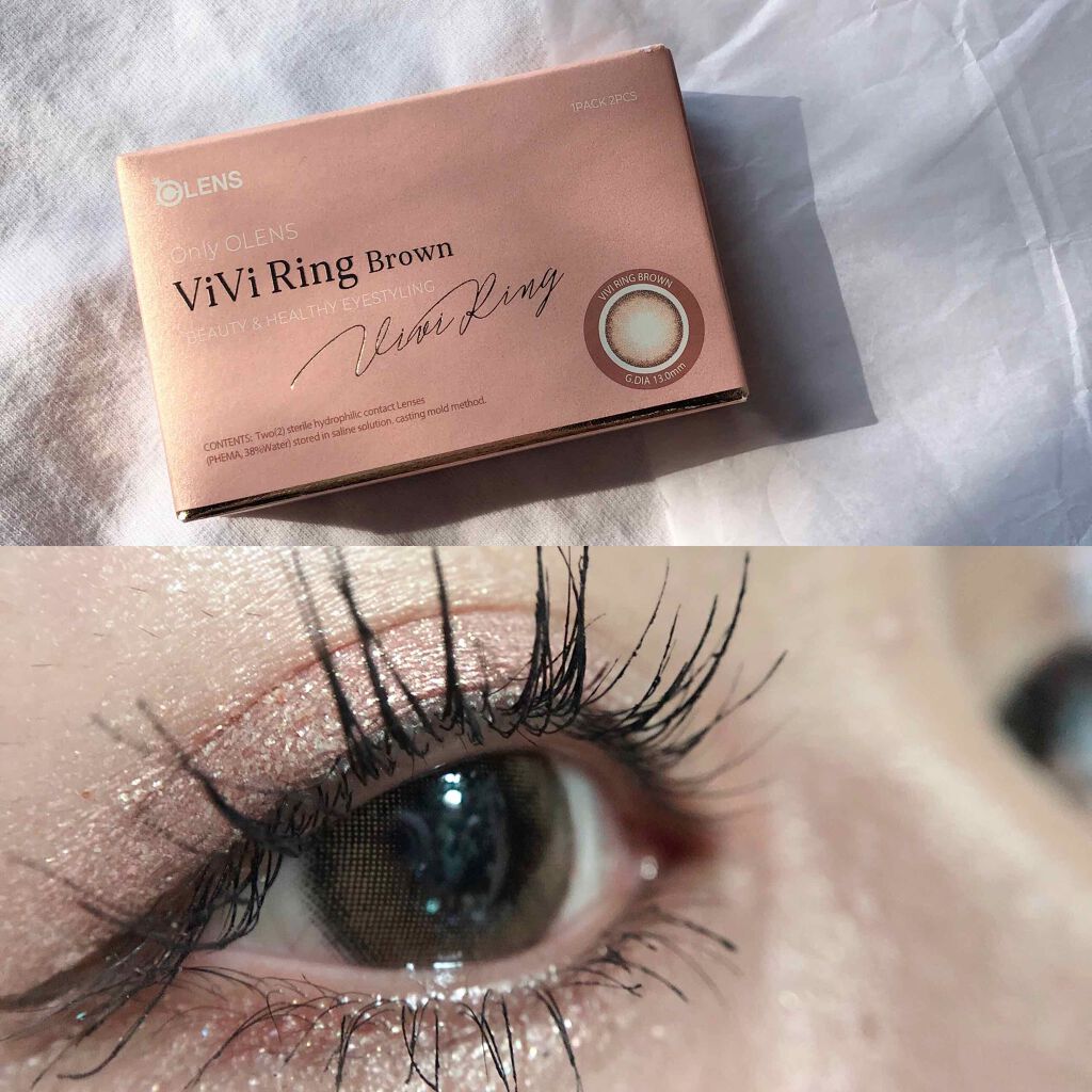 ViVi Ring 1Month/OLENS/カラーコンタクトレンズを使ったクチコミ(1枚目)