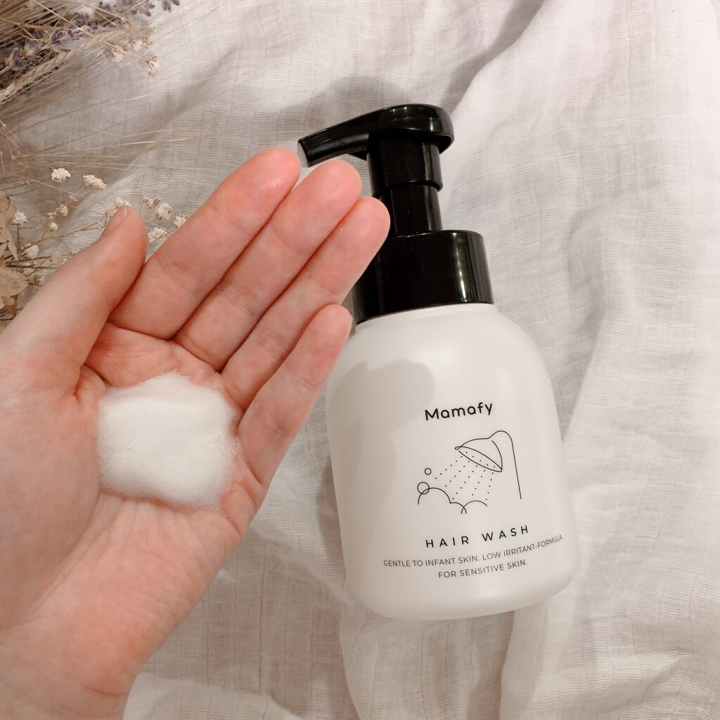 すっきり泡ヘアウォッシュ/Mamafy/市販シャンプーを使ったクチコミ（1枚目）