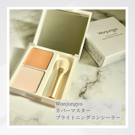 ウォンジョンヨ カバーマスター ブライトニングコンシーラー 01 ビスクピンク/Wonjungyo/パレットコンシーラーを使ったクチコミ(1枚目)