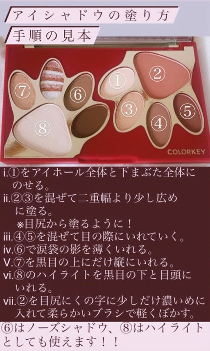 トラ十色アイシャドウパレット/COLORKEY/アイシャドウパレットを使ったクチコミ(3枚目)