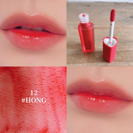 ホリカホリカ ハートクラッシュグローティントエアー/HOLIKA HOLIKA/リップティントを使ったクチコミ(3枚目)