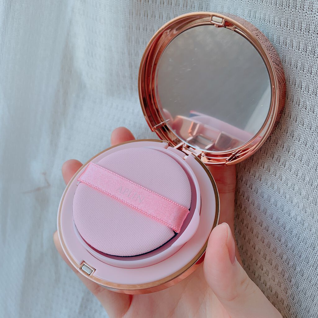 ピンクティーツリーカバークッション/APLIN/クッションファンデーションを使ったクチコミ(2枚目)