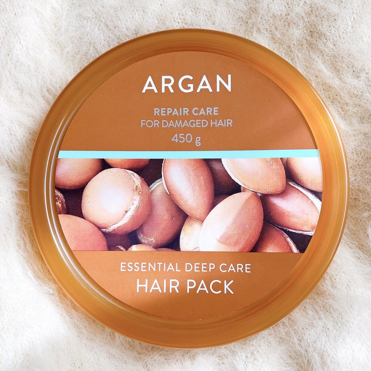 アルガンエッセンシャル ディープケアヘアパック/ネイチャーリパブリック/ヘアマスク・ヘアパックを使ったクチコミ（3枚目）