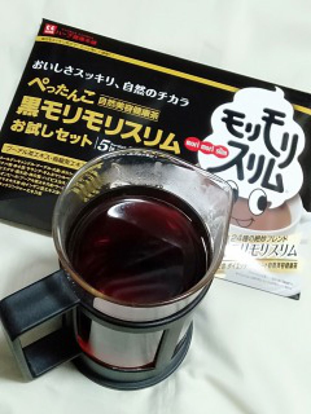 ハーブ健康本舗 黒モリモリスリム(プーアル茶風味) /ハーブ健康本舗/ドリンクを使ったクチコミ(3枚目)