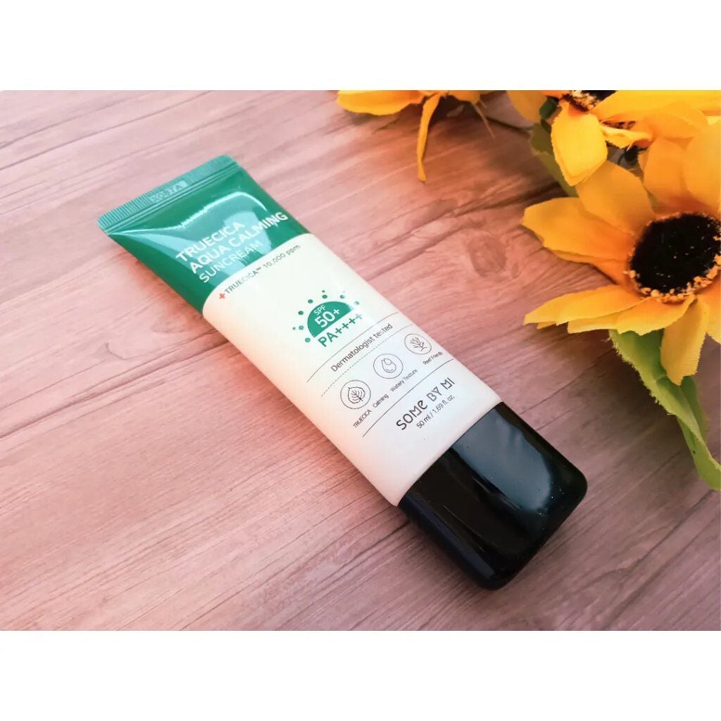 TRUECICA アクアカーミング日焼け止め/SOME BY MI/日焼け止めクリームを使ったクチコミ(2枚目)