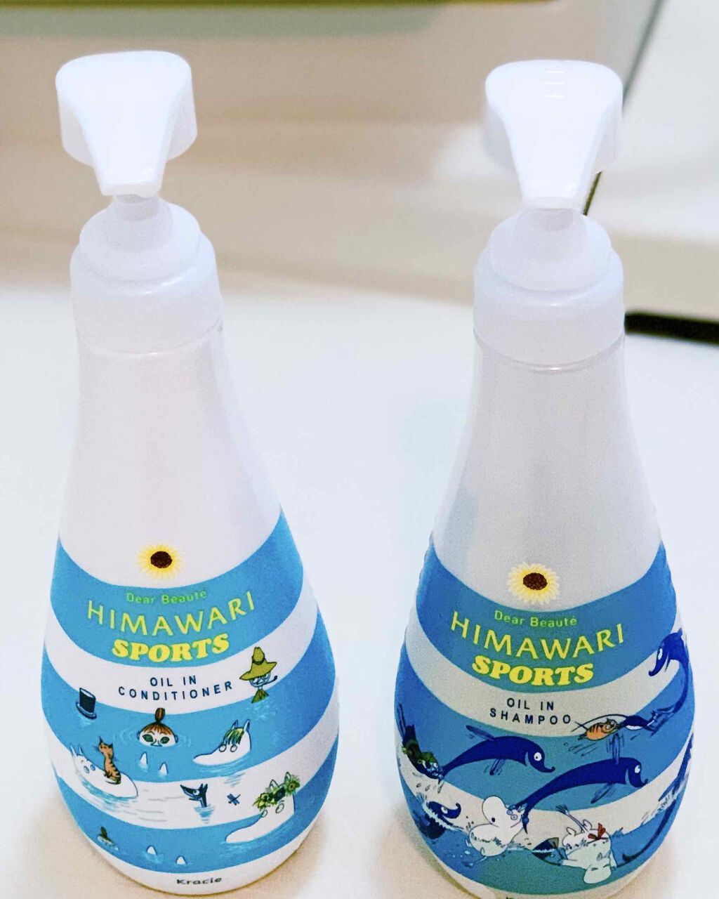 オイルインシャンプー／コンディショナー(ムーミンスポーツ)/ディアボーテ/市販シャンプーを使ったクチコミ（1枚目）
