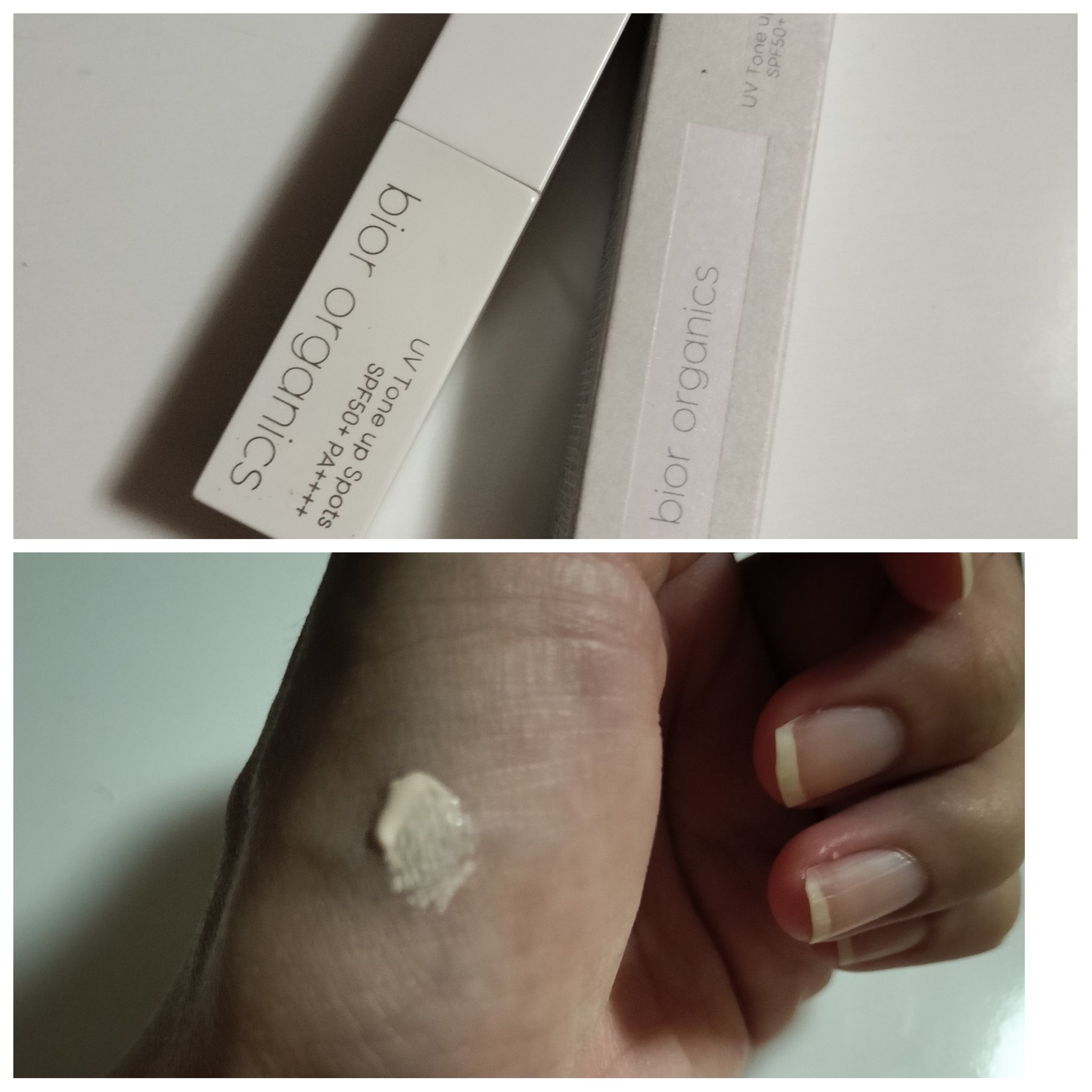 オーガニックアクア UVトーンアップスポッツ/bior oraganics/コンシーラーを使ったクチコミ（3枚目）