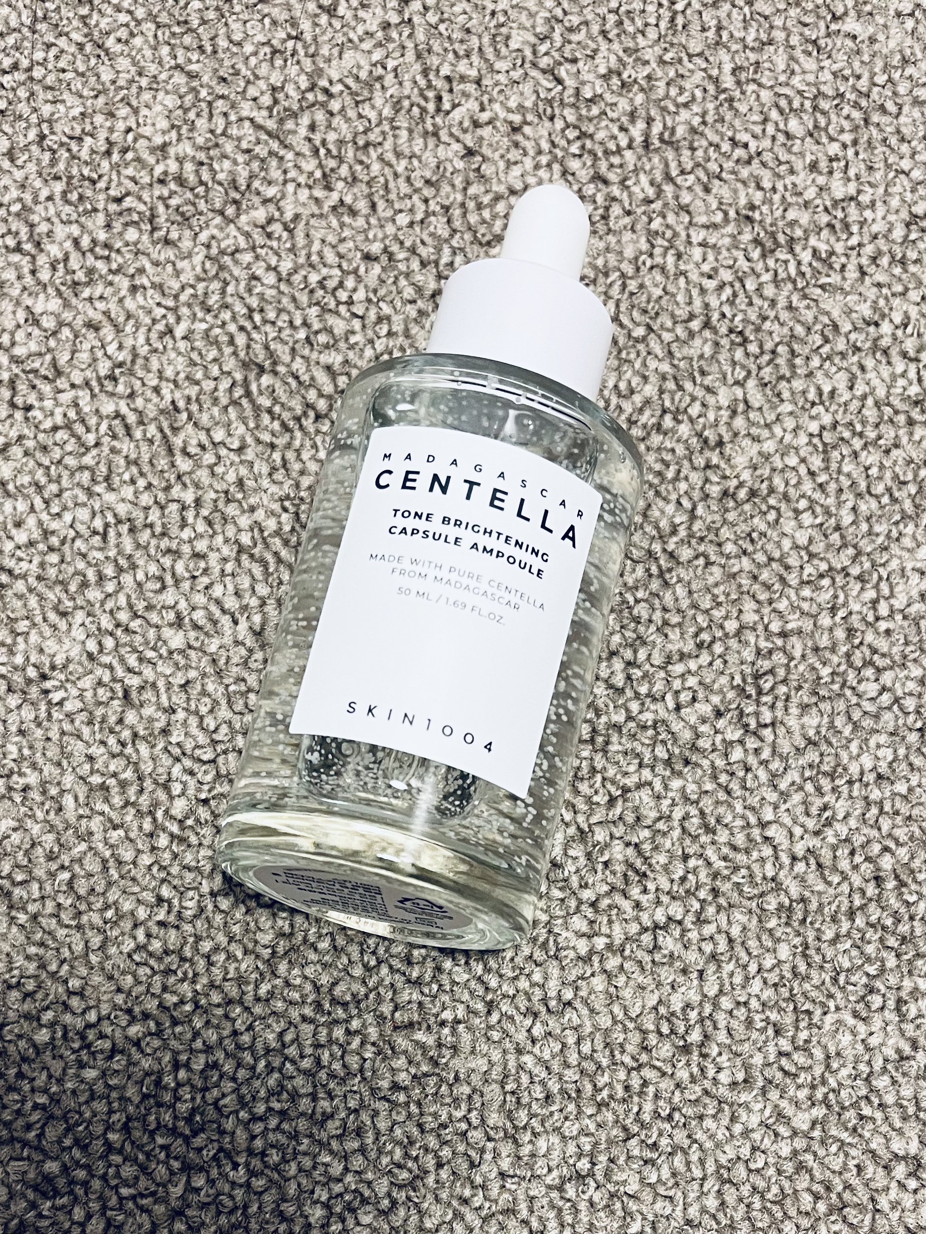 トーンブライトニング カプセルアンプル/SKIN1004/美容液を使ったクチコミ（3枚目）