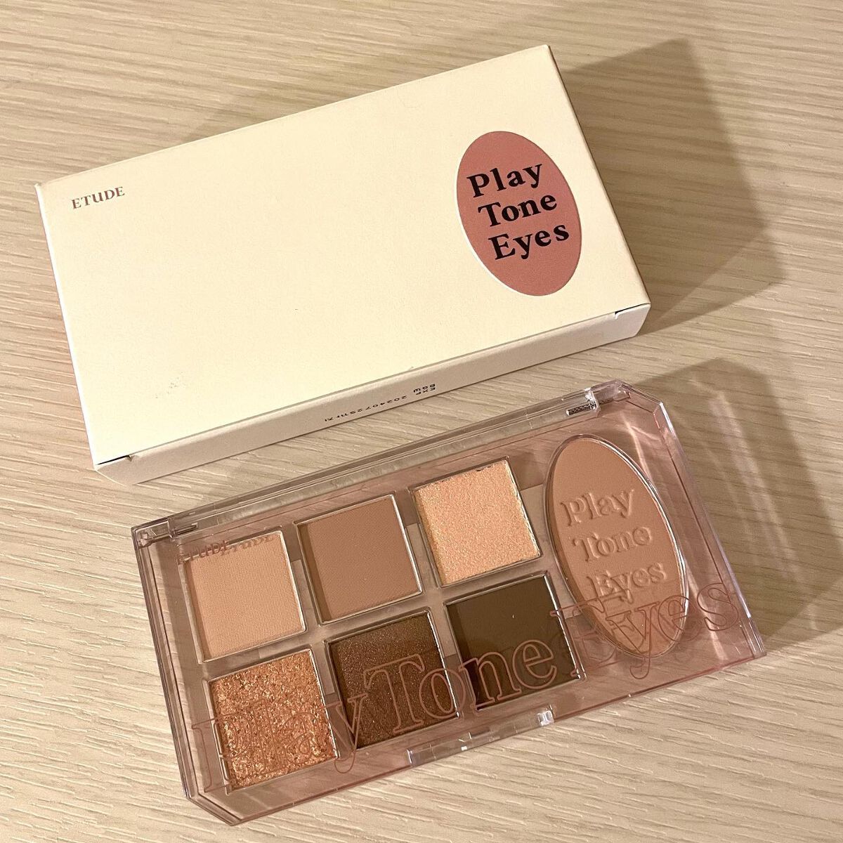 プレイトーンアイパレット カシミアモーヴ/ETUDE/アイシャドウパレットを使ったクチコミ（1枚目）