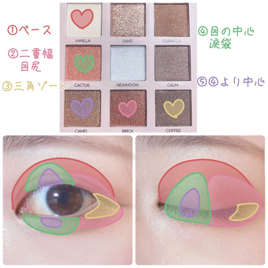 マイシャドウパレット/play on make/アイシャドウパレットを使ったクチコミ(6枚目)