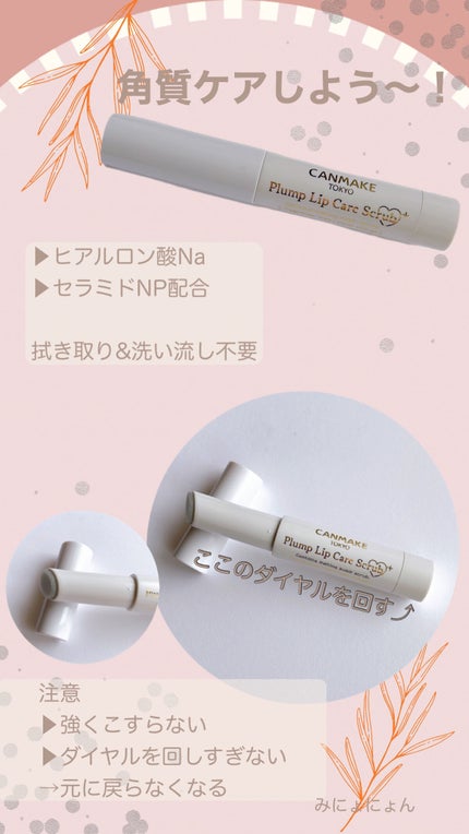 プランプリップケアスクラブ+/キャンメイク/リップスクラブを使ったクチコミ(2枚目)