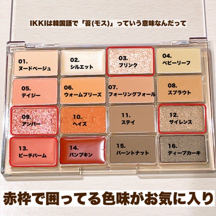 ソフトブラーリングアイパレット/wakemake/アイシャドウパレットを使ったクチコミ(4枚目)