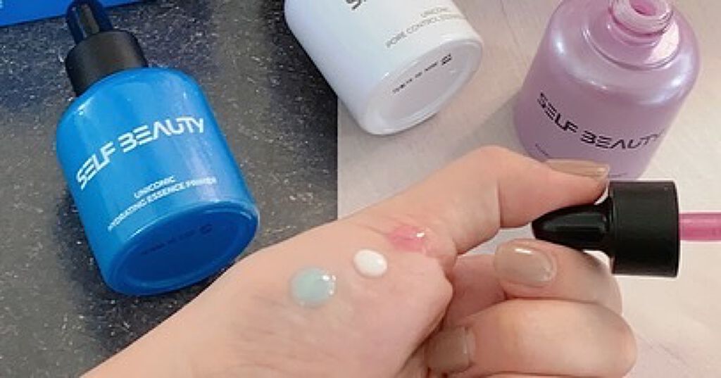 ユニコーン ポア コントロールエッセンスプライマー/SELF BEAUTY/美容液を使ったクチコミ（3枚目）