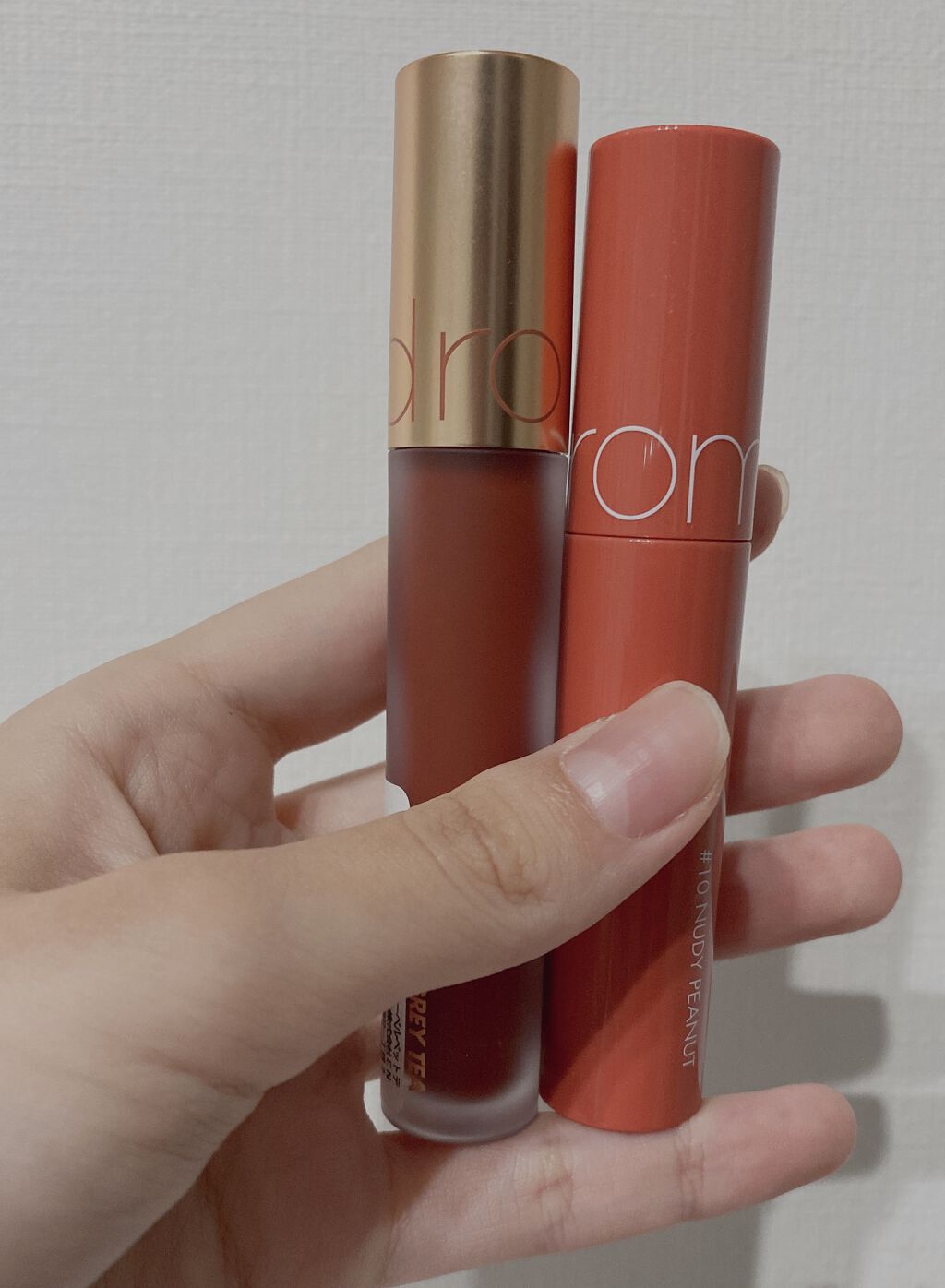 ミルクティーベルベットティント/rom&nd/リップティントを使ったクチコミ（3枚目）