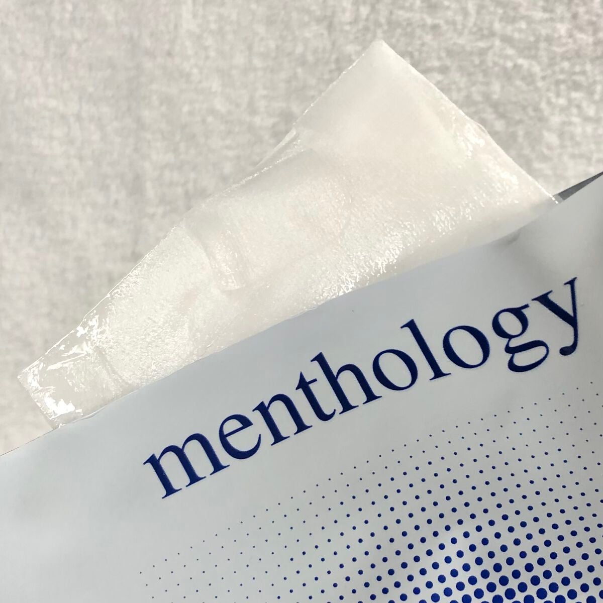 MENTHOLOGY クーリングマスクパック/menthology/シートマスク・パックを使ったクチコミ(2枚目)