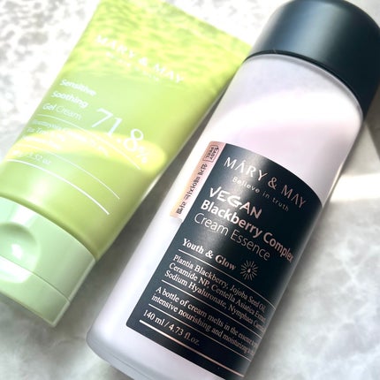 Sensitive Soothing Gel Cream/MARY&MAY/フェイスクリームを使ったクチコミ(4枚目)