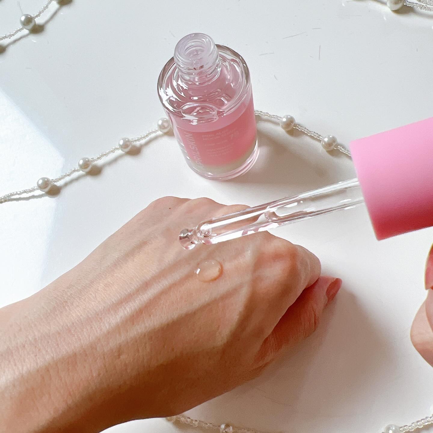 ピンクアロエムチンセラム/APRILSKIN/美容液を使ったクチコミ（3枚目）