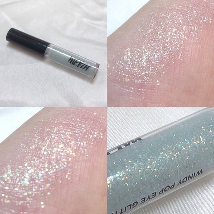 ウィンディ―ポップアイグリッター/MERZY/グリッターを使ったクチコミ(2枚目)