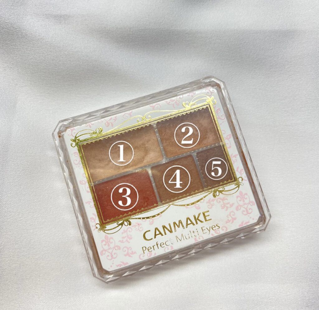 パーフェクトマルチアイズ/キャンメイク/アイシャドウパレットを使ったクチコミ（2枚目）