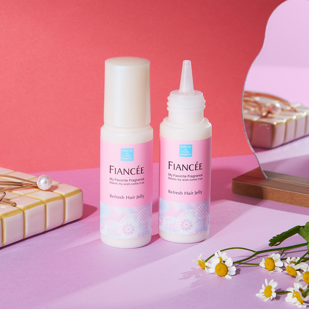 髪のべたつきお直しジェリー　ピュアシャンプーの香り/フィアンセ/ヘアジェルを使ったクチコミ（1枚目）