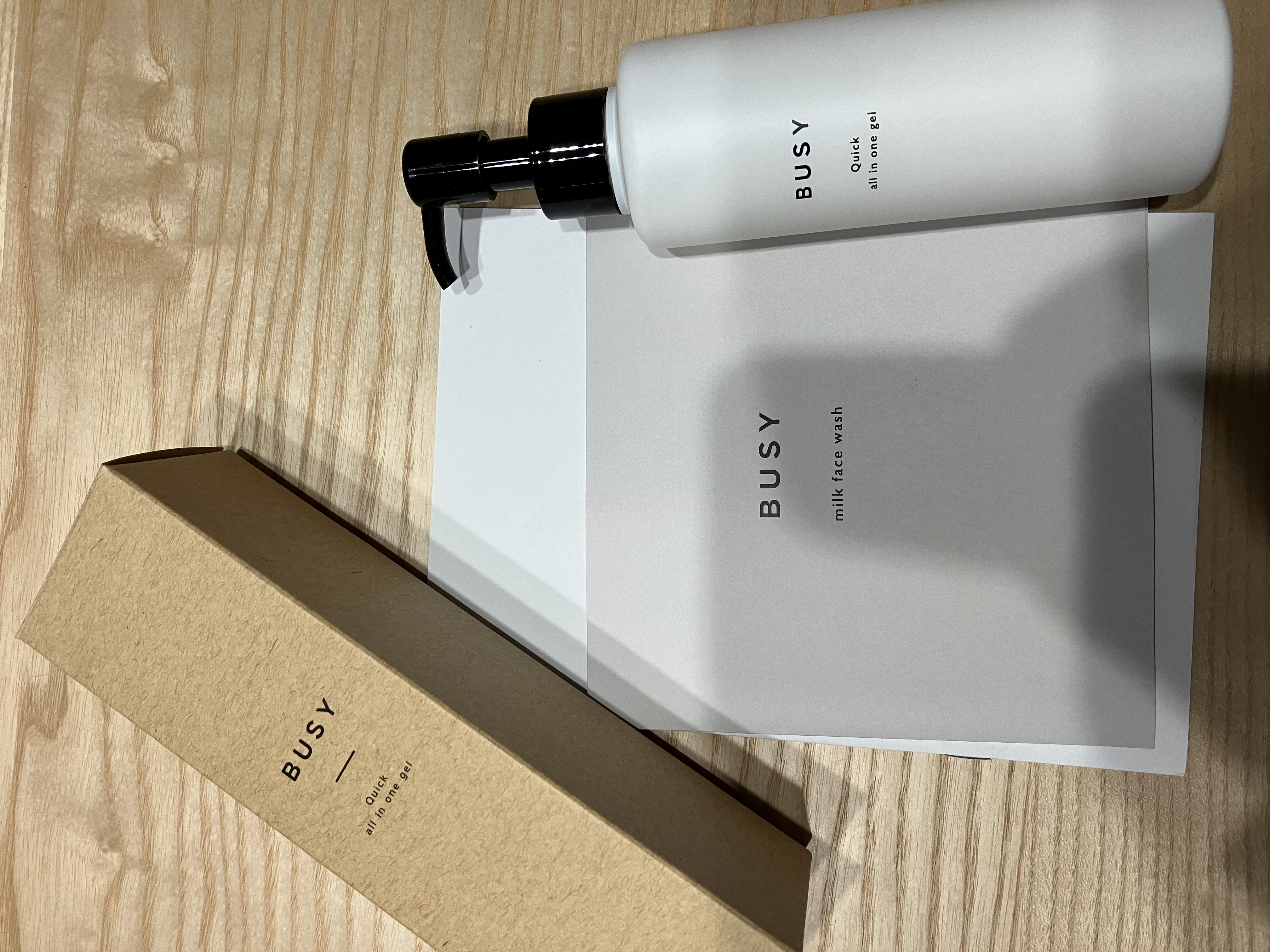 ビジー クイック オールインワンジェル/BUSY/オールインワン化粧品を使ったクチコミ（1枚目）