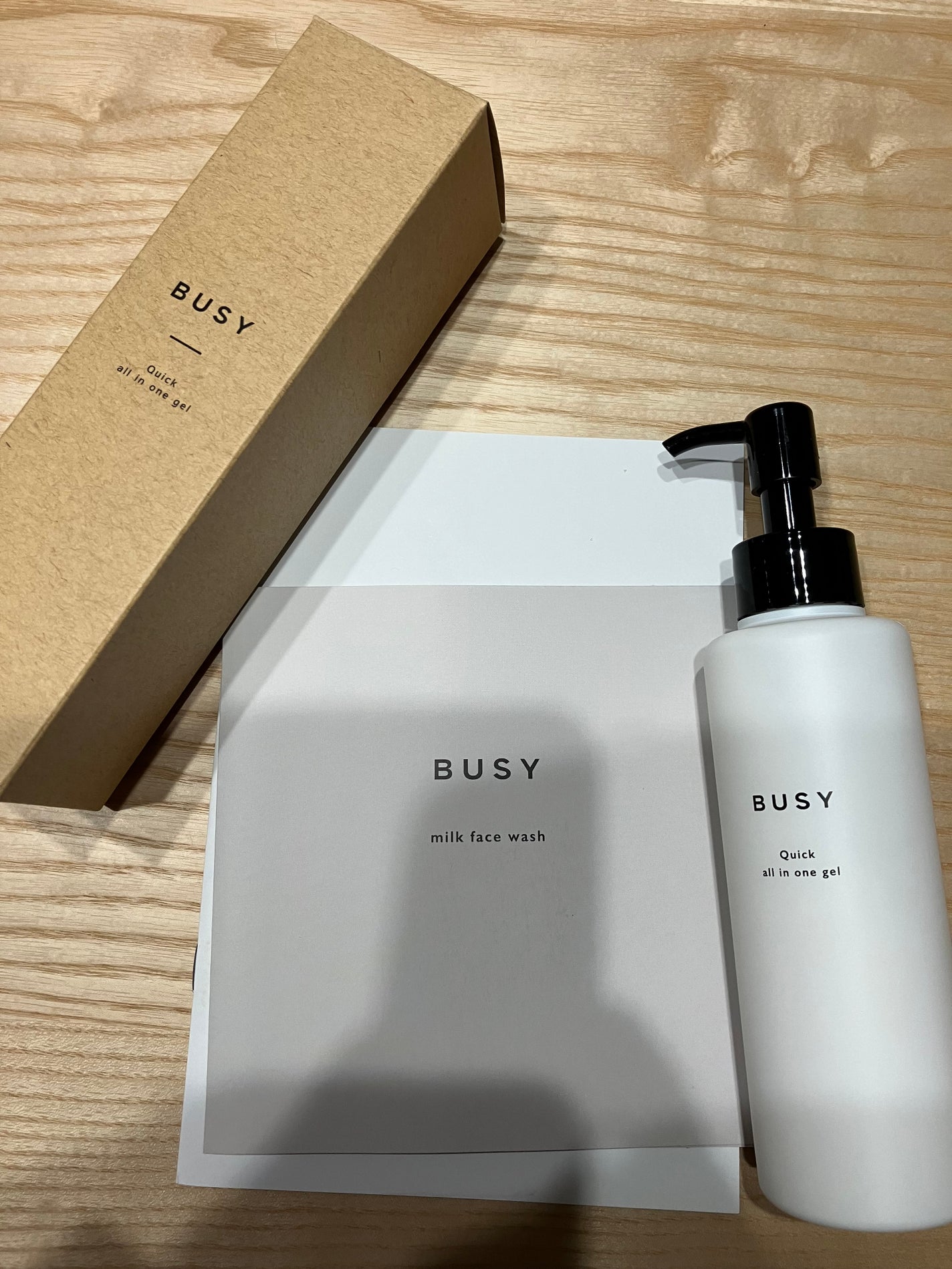 ビジー クイック オールインワンジェル/BUSY/オールインワン化粧品を使ったクチコミ(1枚目)