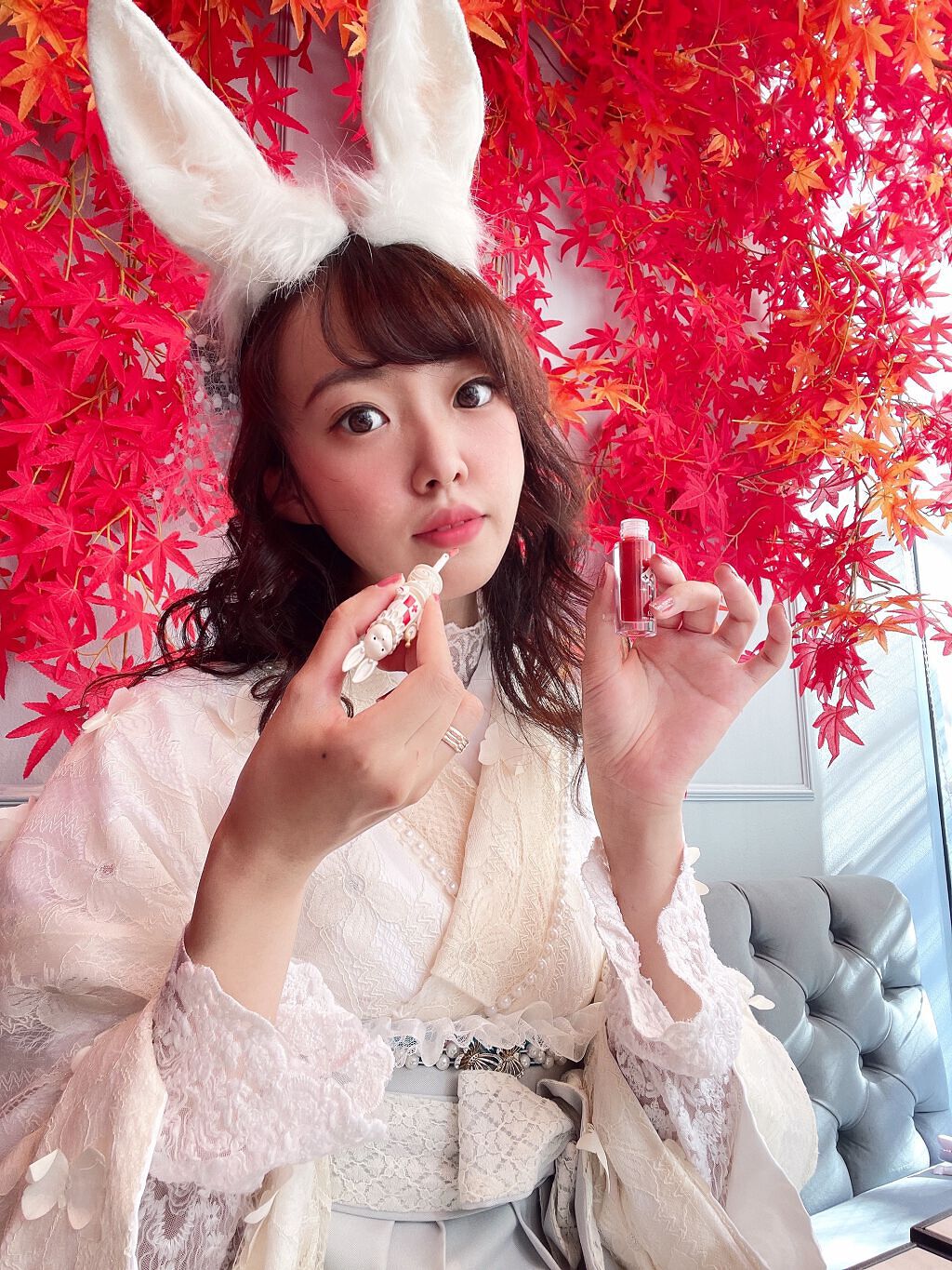 不思議の国のお茶会リップ/Cute Rumor(可愛物語)/口紅を使ったクチコミ（2枚目）