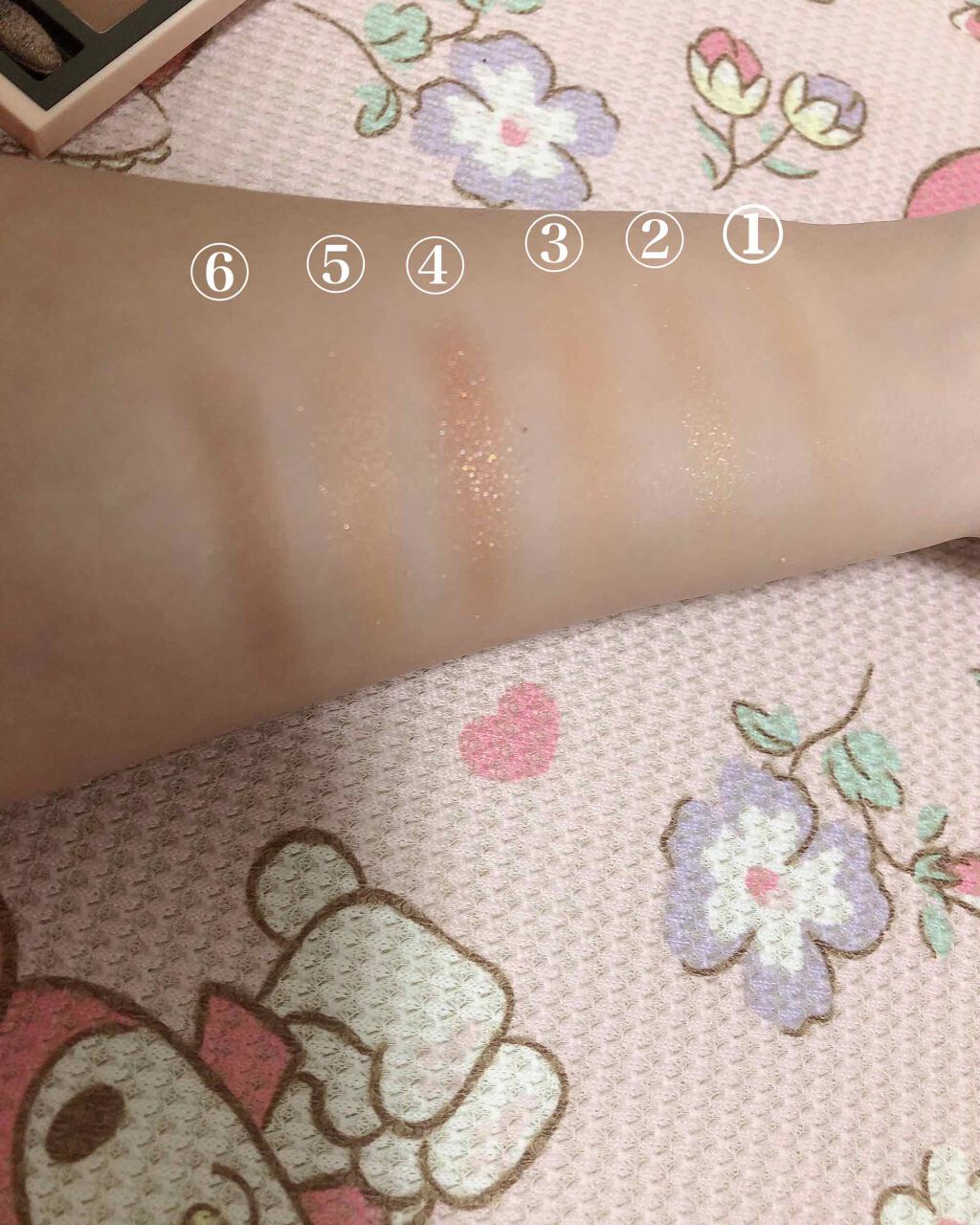 ハート プレイカラーアイズ ベージュブロッサム/ETUDE/アイシャドウパレットを使ったクチコミ（3枚目）