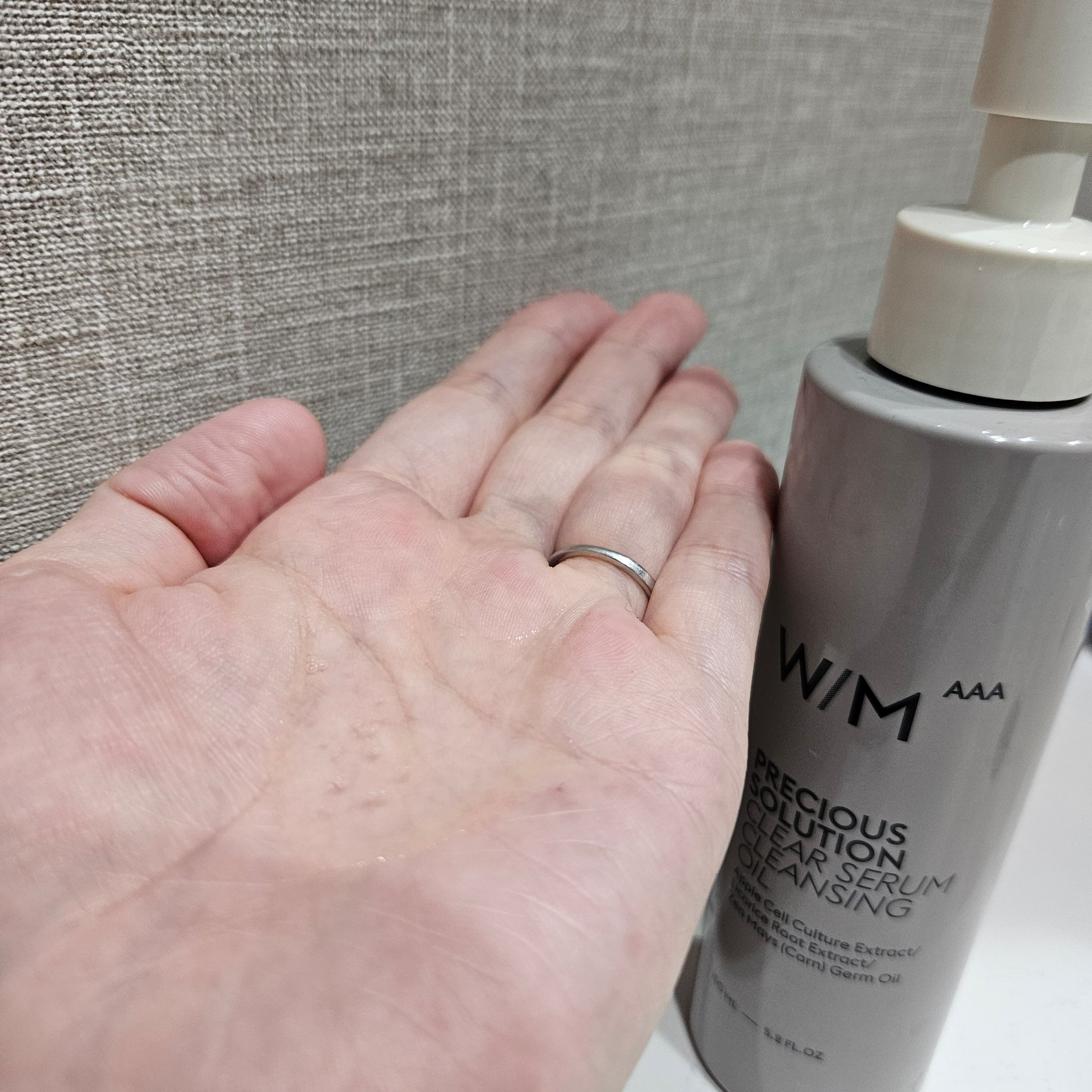 プレシャスソリューション クリアセラム クレンジングオイル/Ｗ/M AAA/オイルクレンジングを使ったクチコミ（3枚目）