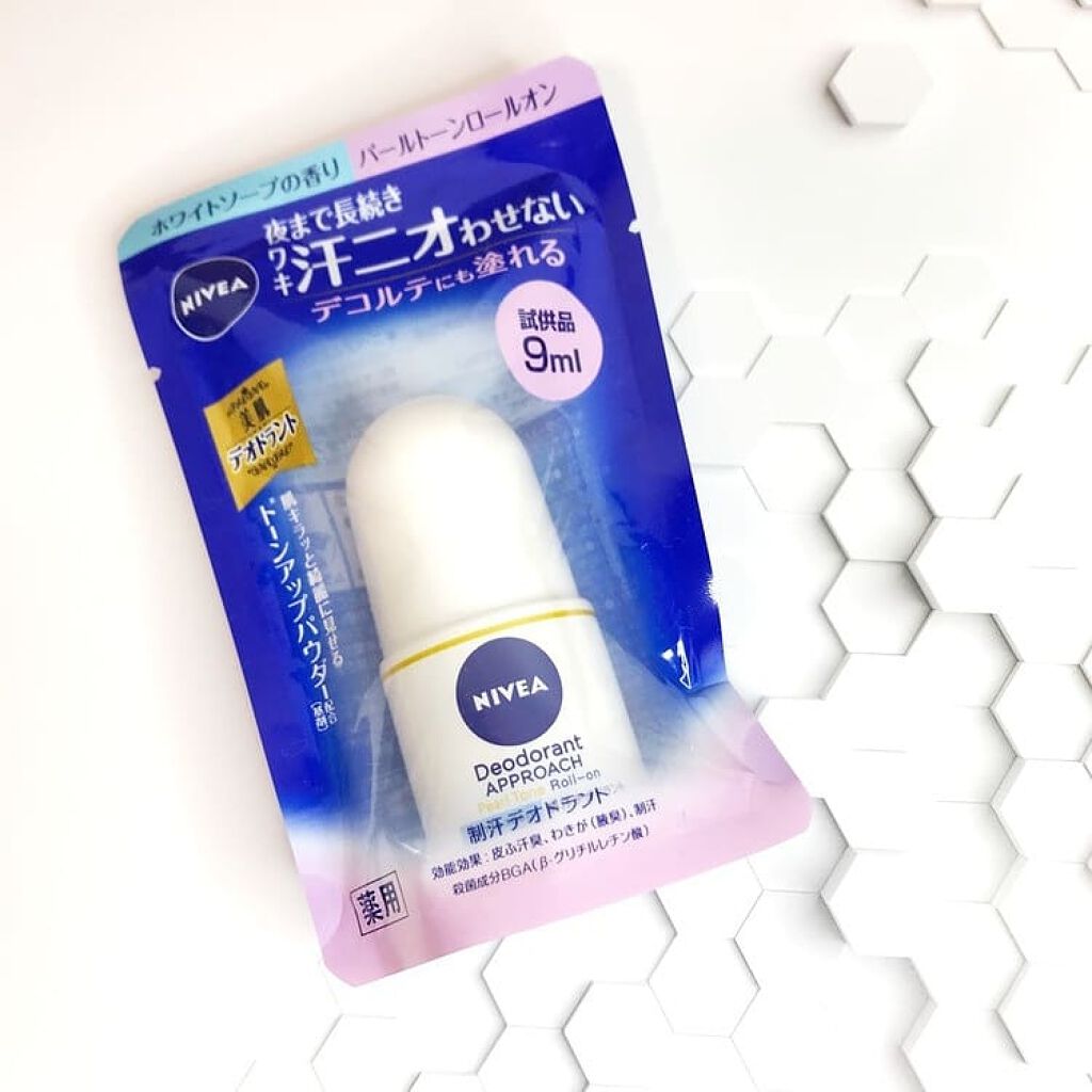 ニベア デオドラント アプローチ パールトーン ホワイトソープの香り/ニベアデオドラント/デオドラント・制汗剤を使ったクチコミ(1枚目)