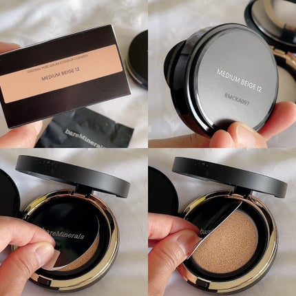 オリジナル ピュア セラム カバーアップ クッション/bareMinerals/クッションファンデーションを使ったクチコミ(5枚目)