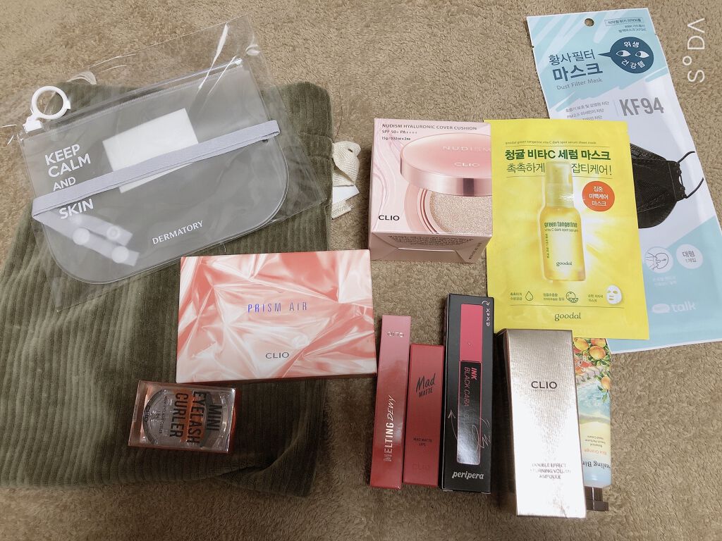 CLUBCLIO 2020summer福袋/CLIO/メイクアップキットを使ったクチコミ（2枚目）