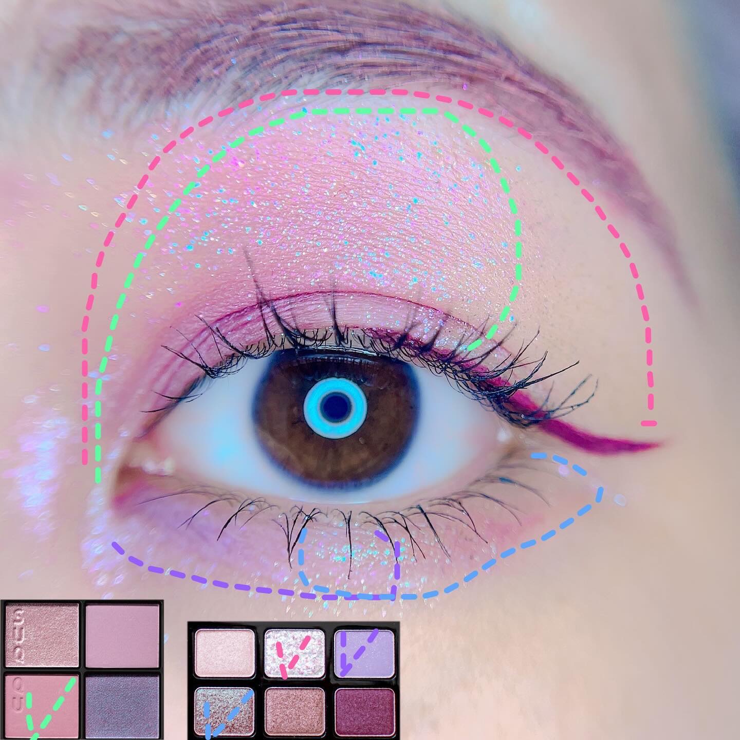 スプリング/サマー コレクション 限定アイパレット2種/shu uemura/アイシャドウパレットを使ったクチコミ（2枚目）