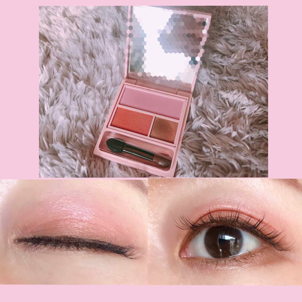 フーミー アイシャドウパレット sunset pink/WHOMEE/アイシャドウパレットを使ったクチコミ（3枚目）